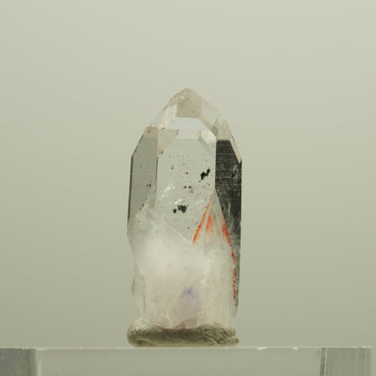 Seltene Skelett Phantom Amethyst mit Hämatit Streep Mine, Goboboseb, Namibia 23*9*9mm #14242