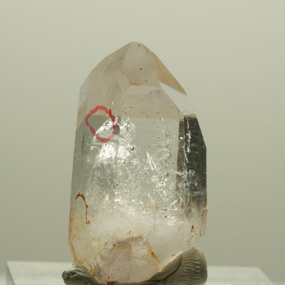 Enhydro Phantom Skelett Rauchquarz, 1x Blase Goboboseb, Namibia 27*15*13mm #14244