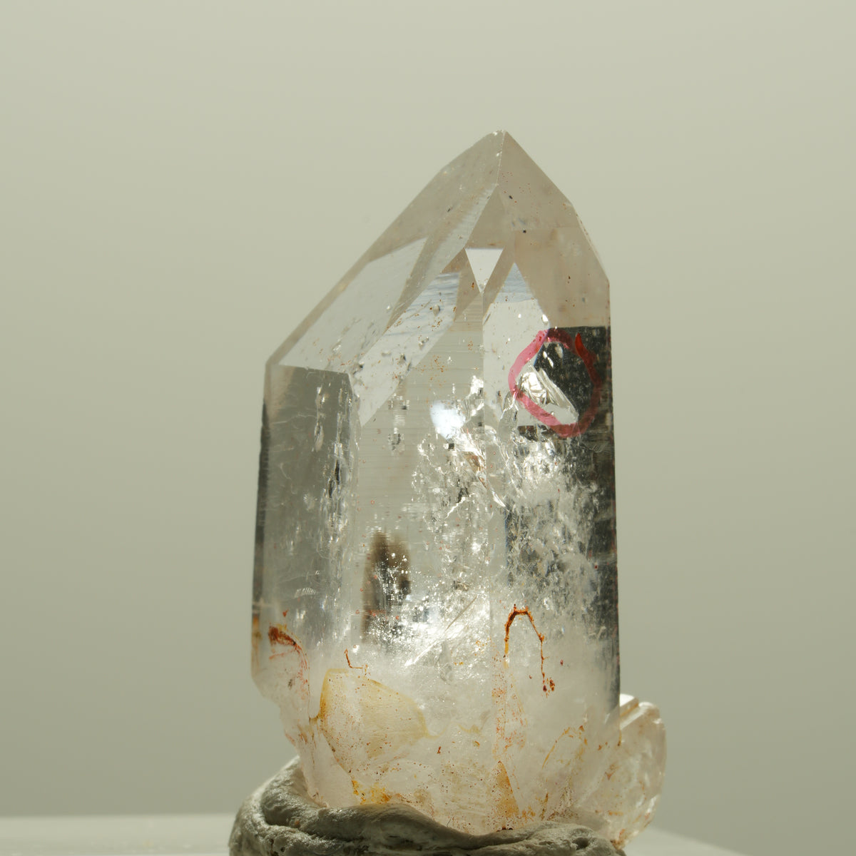Enhydro Phantom Skelett Rauchquarz, 1x Blase Goboboseb, Namibia 27*15*13mm #14244