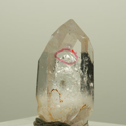 Enhydro Phantom Skelett Rauchquarz, 1x Blase Goboboseb, Namibia 27*15*13mm #14244