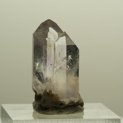 Seltene Phantom Amethyst Kristallspitzen Gruppe Streep Mine, Goboboseb, Namibia 26*16*15mm #14247