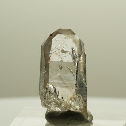 Seltene Phantom Skelett Rauchquarz Spitze Goboboseb, Namibia 24*13*9mm #14248