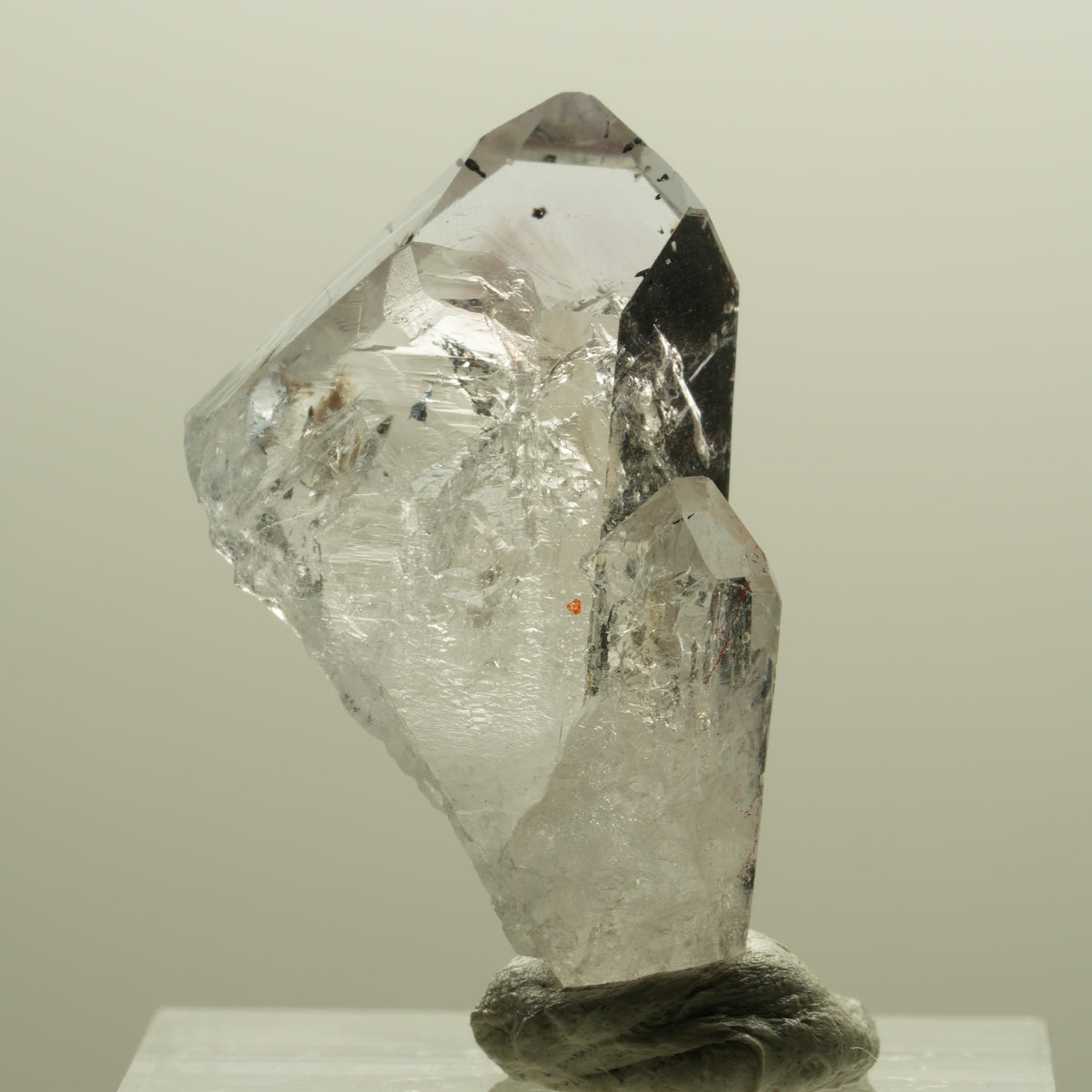 Seltene Skelett Phantom Amethyst Spitze Streep Mine Goboboseb, Namibia 31*19*9mm #14250