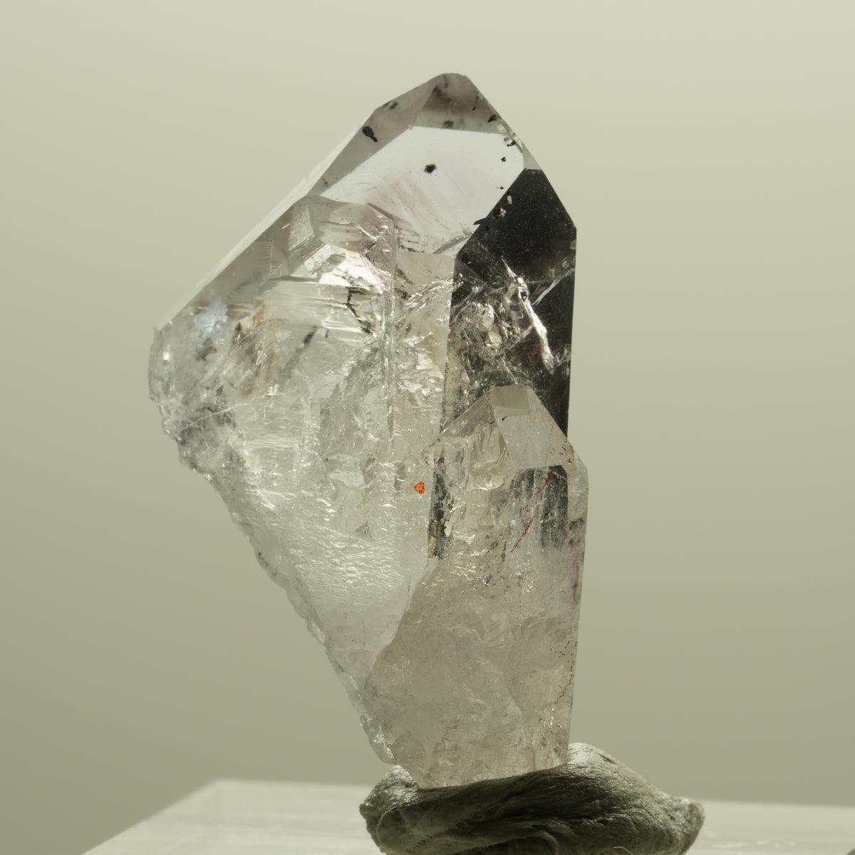 Seltene Skelett Phantom Amethyst Spitze Streep Mine Goboboseb, Namibia 31*19*9mm #14250