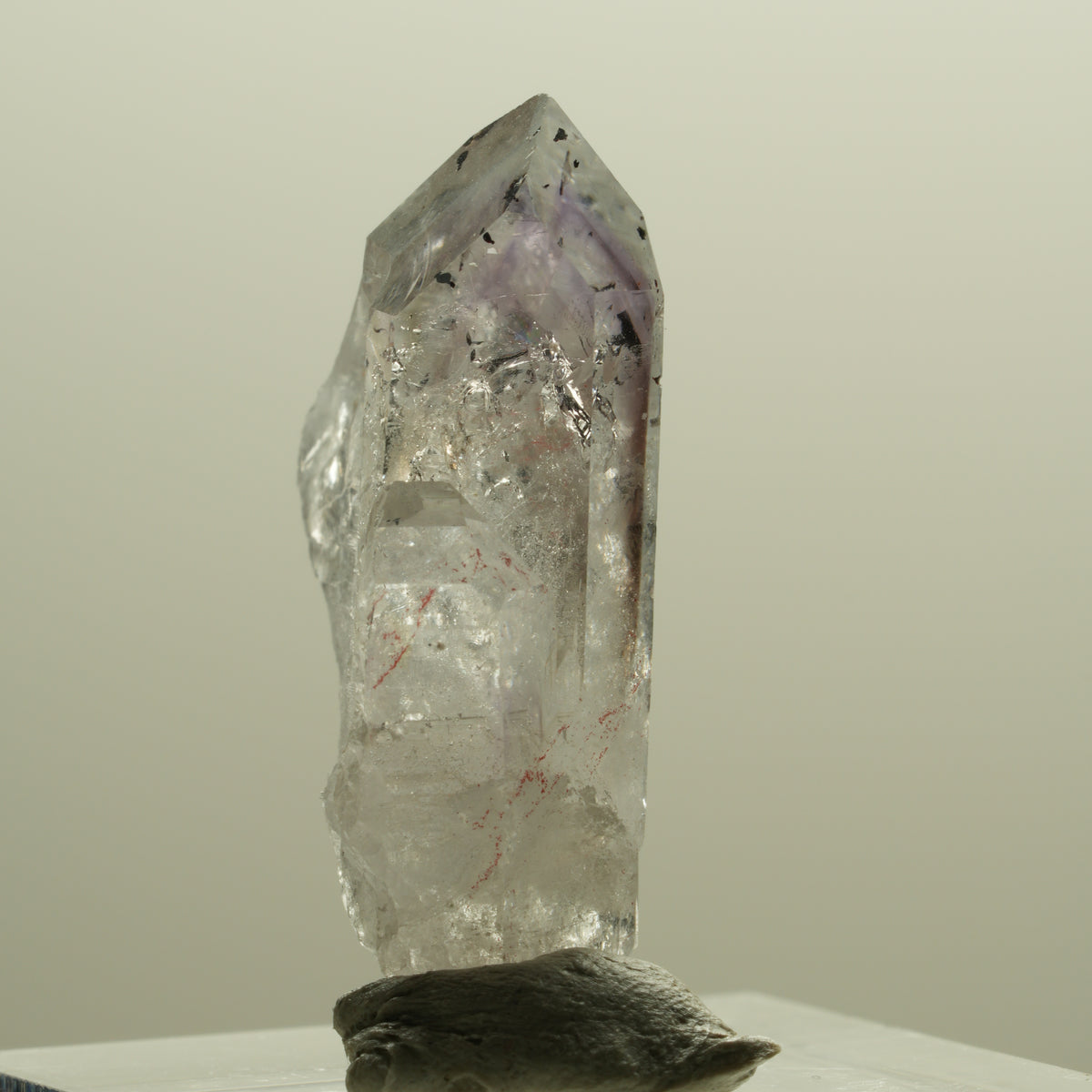 Seltene Skelett Phantom Amethyst Spitze Streep Mine Goboboseb, Namibia 31*19*9mm #14250