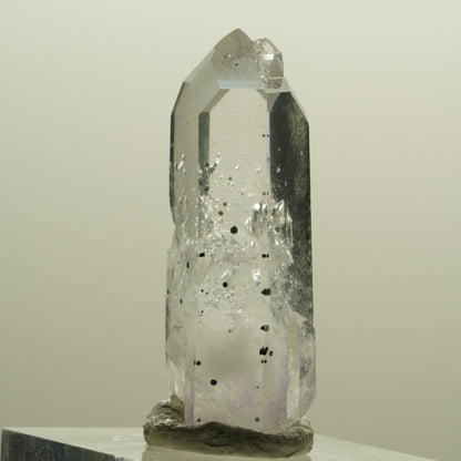 Seltene Skelett Phantom Amethyst mit Hämatit Streep Mine Goboboseb Namibia 35*12*11mm #14253