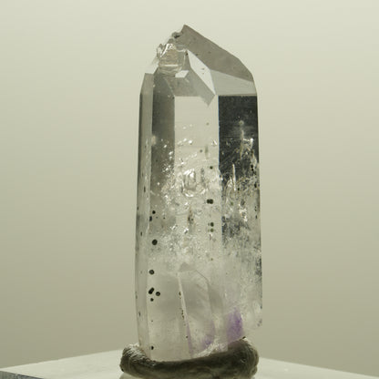 Seltene Skelett Phantom Amethyst mit Hämatit Streep Mine Goboboseb Namibia 35*12*11mm #14253