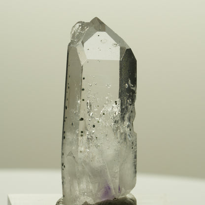 Seltene Skelett Phantom Amethyst mit Hämatit Streep Mine Goboboseb Namibia 35*12*11mm #14253