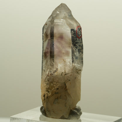 Enhydro Skelett Phantom Amethyst Spitze, 1x Blase Goboboseb, Namibia 37*15*10mm #14255