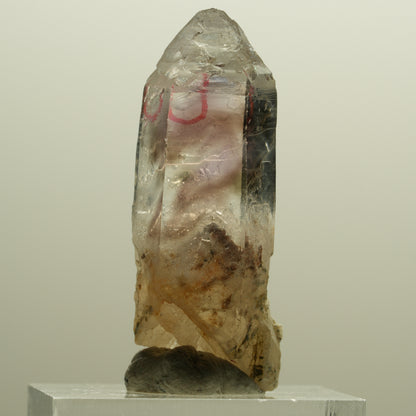 Enhydro Skelett Phantom Amethyst Spitze, 1x Blase Goboboseb, Namibia 37*15*10mm #14255