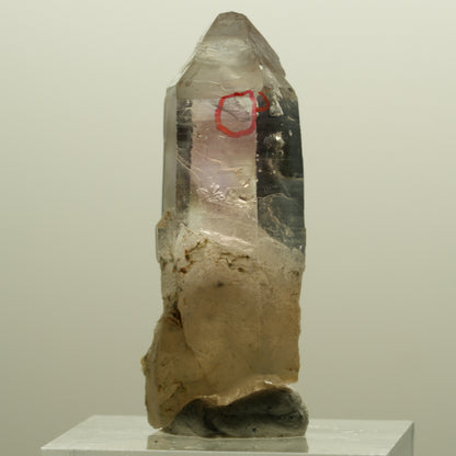 Enhydro Skelett Phantom Amethyst Spitze, 1x Blase Goboboseb, Namibia 37*15*10mm #14255