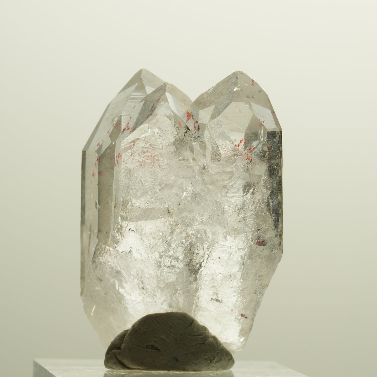 Harlekin Skelett Rauchquarz Gruppe Streep Mine, Goboboseb, Namibia 35*27*16mm #14259
