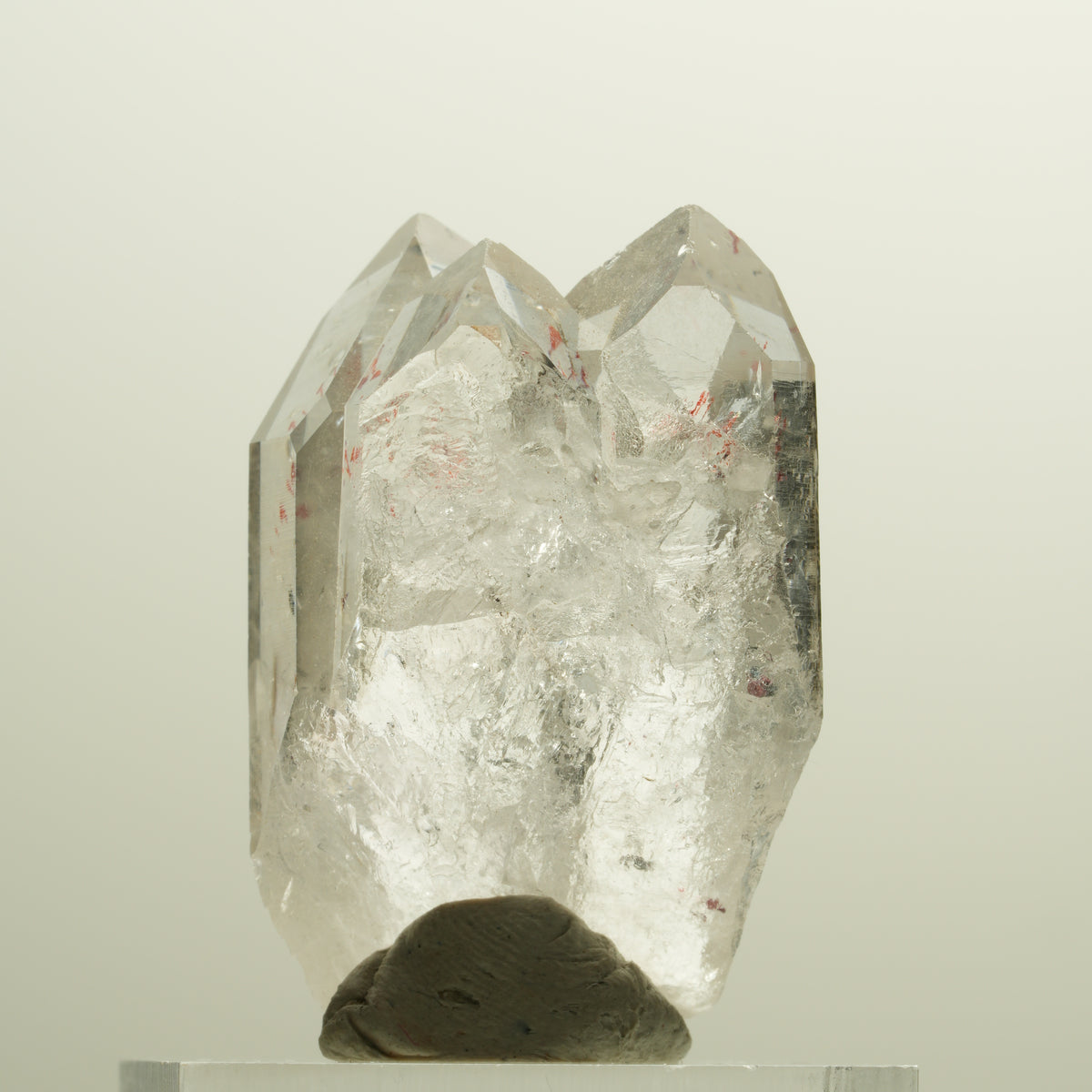 Harlekin Skelett Rauchquarz Gruppe Streep Mine, Goboboseb, Namibia 35*27*16mm #14259