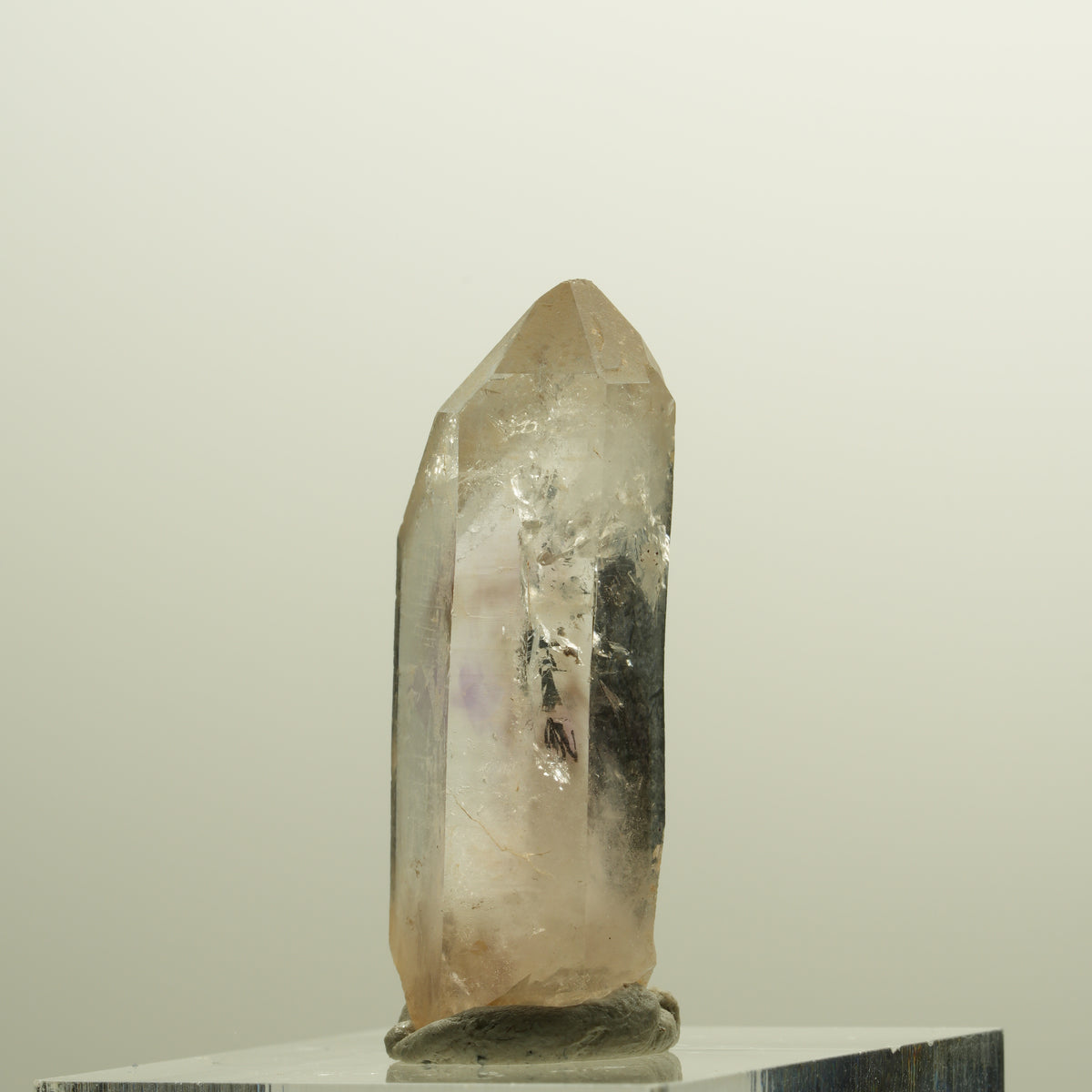 Seltene Skelett Phantom Amethyst Spitze Goboboseb, Namibia 32*12*9mm #14260