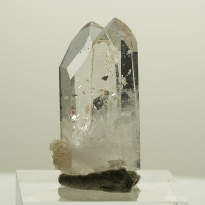 Seltene Skelett Phantom Amethyst mit Hämatit Streep Mine Goboboseb Namibia 30*16*14mm #14263