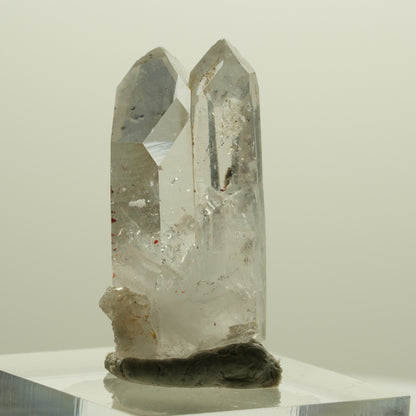 Seltene Skelett Phantom Amethyst mit Hämatit Streep Mine Goboboseb Namibia 30*16*14mm #14263