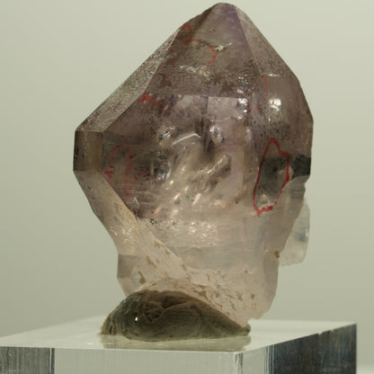 Enhydro Skelett Phantom Amethyst Zepter Spitze, 4x Blase Goboboseb, Namibia 33*26*17mm #14264