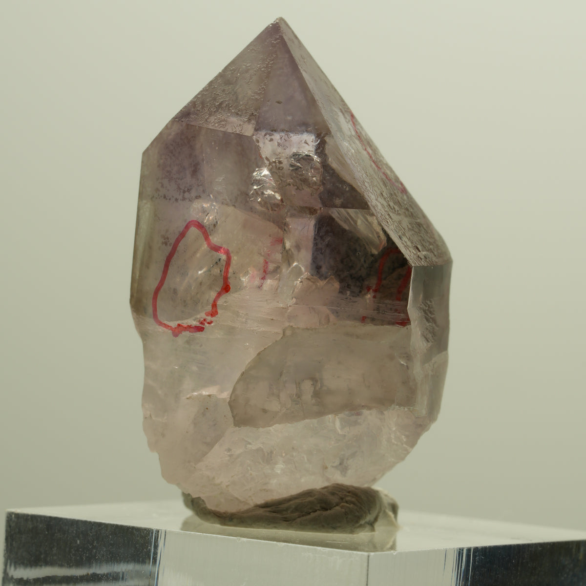 Enhydro Skelett Phantom Amethyst Zepter Spitze, 4x Blase Goboboseb, Namibia 33*26*17mm #14264