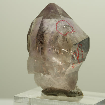 Enhydro Skelett Phantom Amethyst Zepter Spitze, 4x Blase Goboboseb, Namibia 33*26*17mm #14264