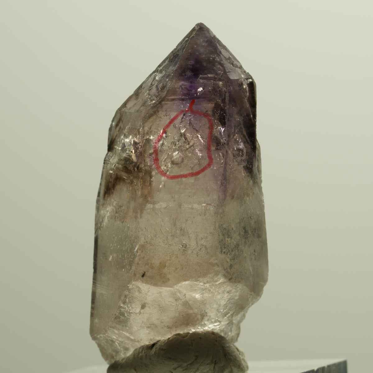 Enhydro Skelett Phantom Amethyst Spitze, 2x Blase Goboboseb, Namibia 37*19*16mm #14265