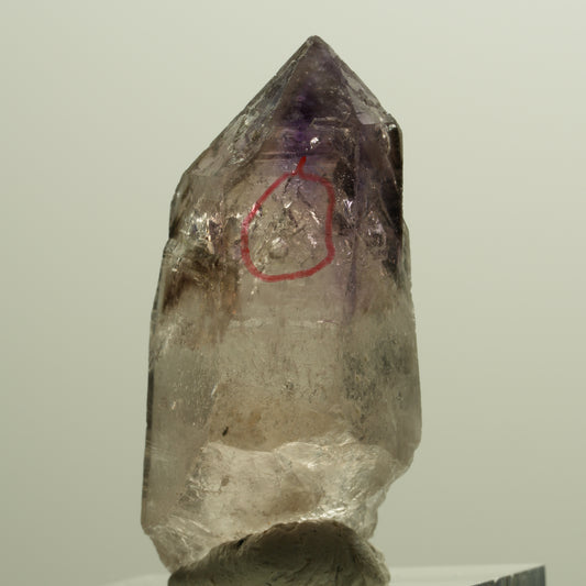 Enhydro Skelett Phantom Amethyst Spitze, 2x Blase Goboboseb, Namibia 37*19*16mm #14265