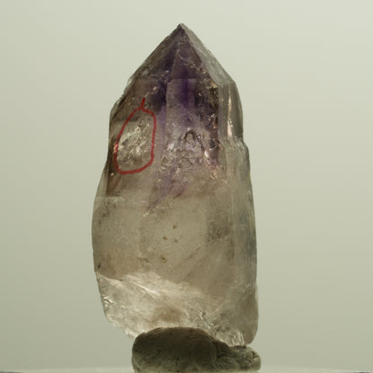 Enhydro Skelett Phantom Amethyst Spitze, 2x Blase Goboboseb, Namibia 37*19*16mm #14265