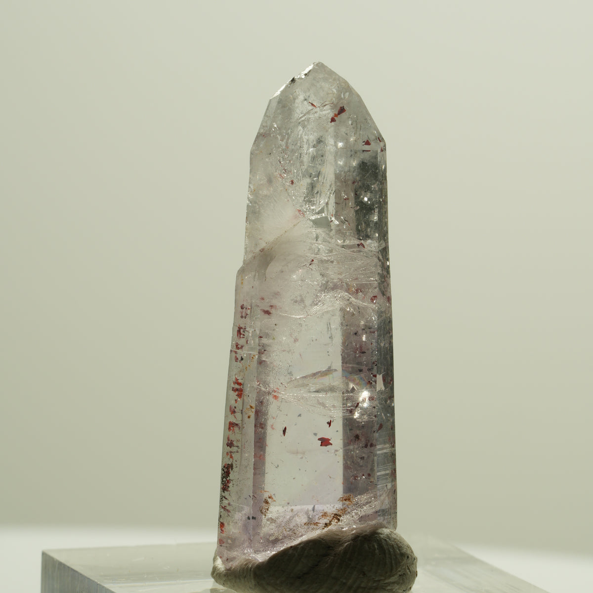 Harlekin Skelett Phantom Amethyst Spitze Goboboseb, Namibia 35*12*9mm #14269
