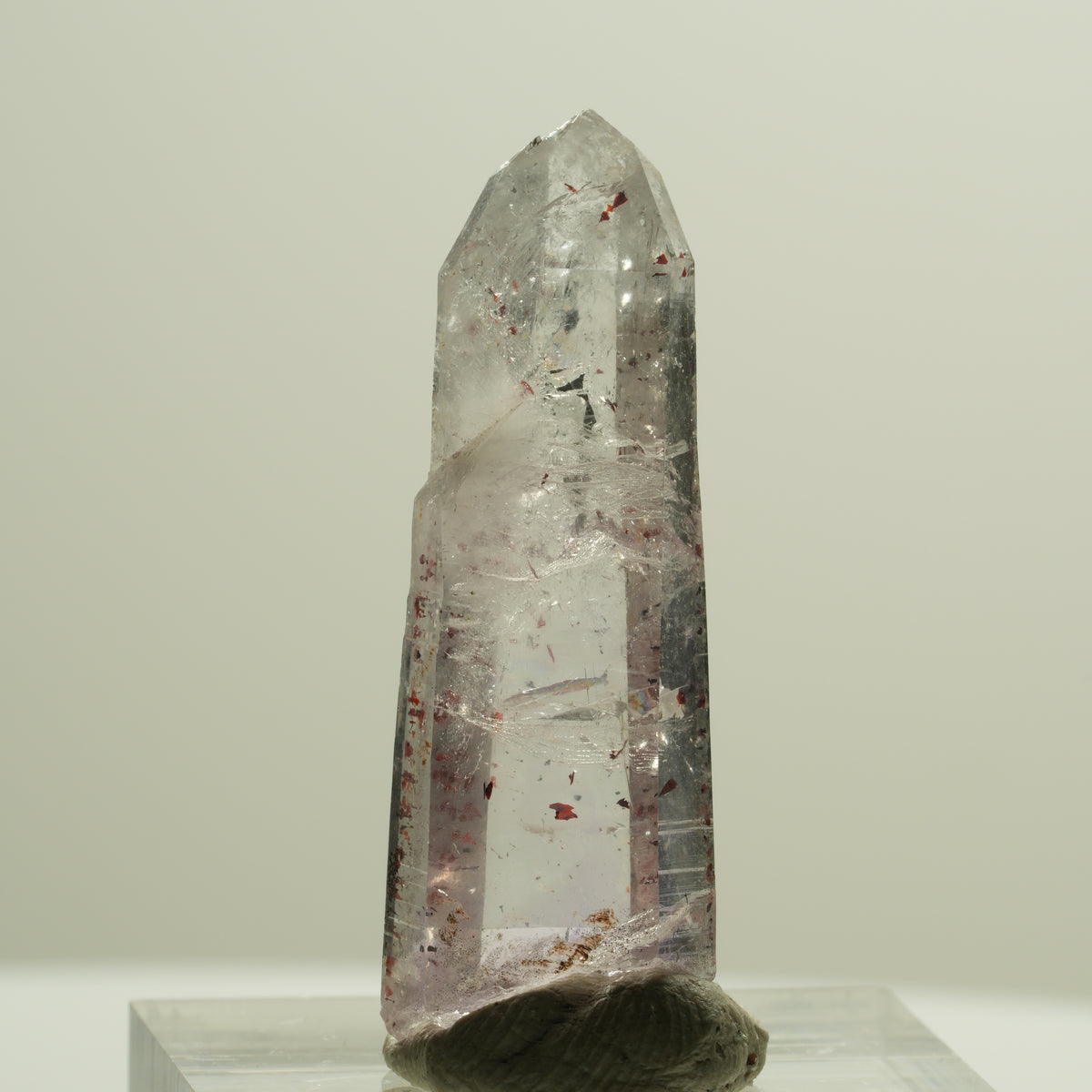 Harlekin Skelett Phantom Amethyst Spitze Goboboseb, Namibia 35*12*9mm #14269