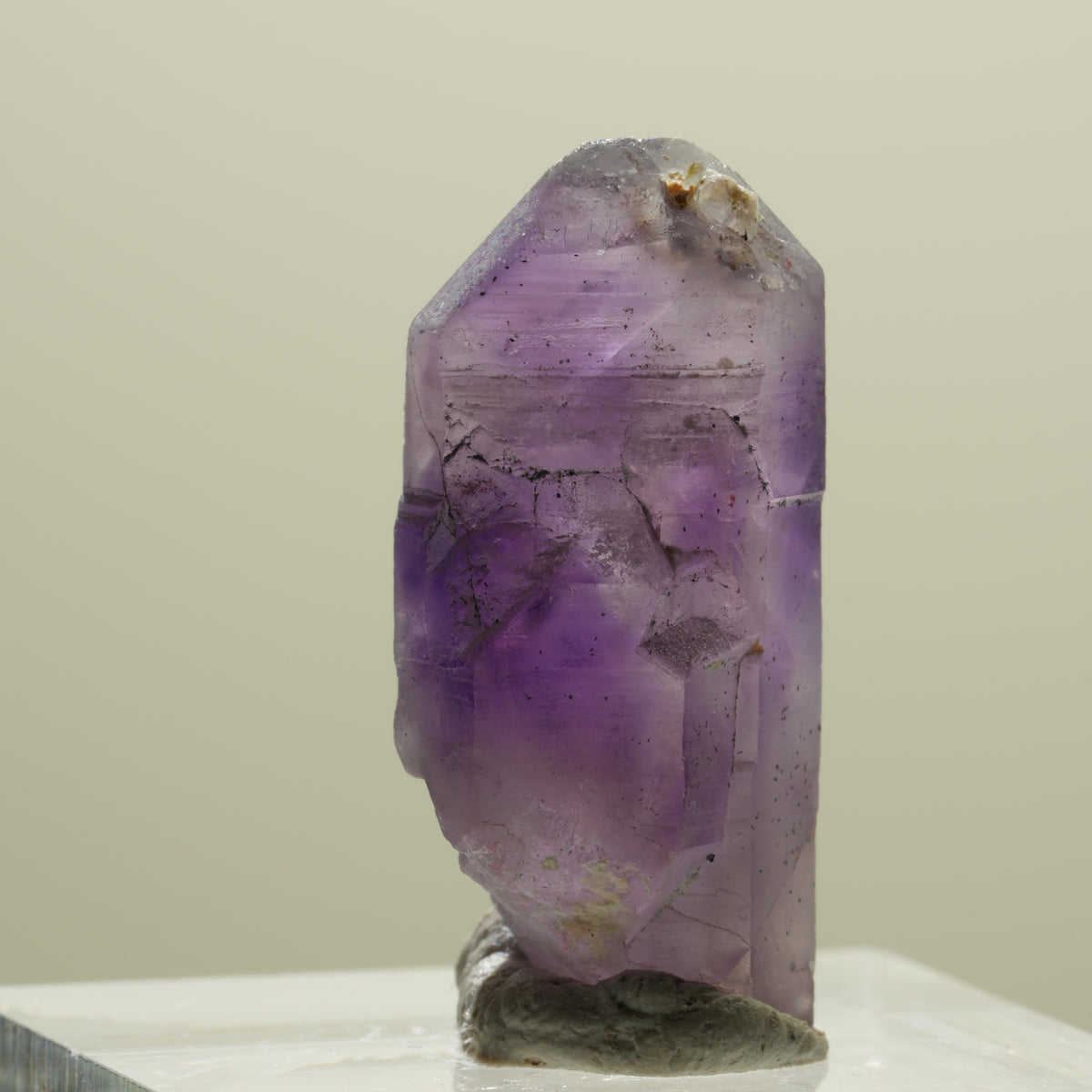 Seltene Skelett Phantom Amethyst Spitze Brandberg, Namibia 26*12*10mm #14272