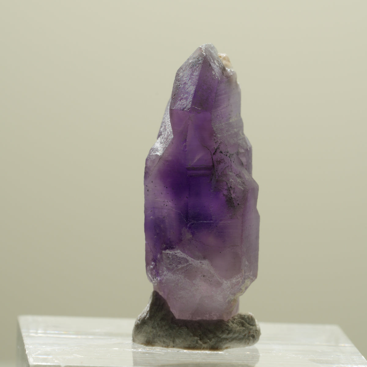 Seltene Skelett Phantom Amethyst Spitze Brandberg, Namibia 26*12*10mm #14272