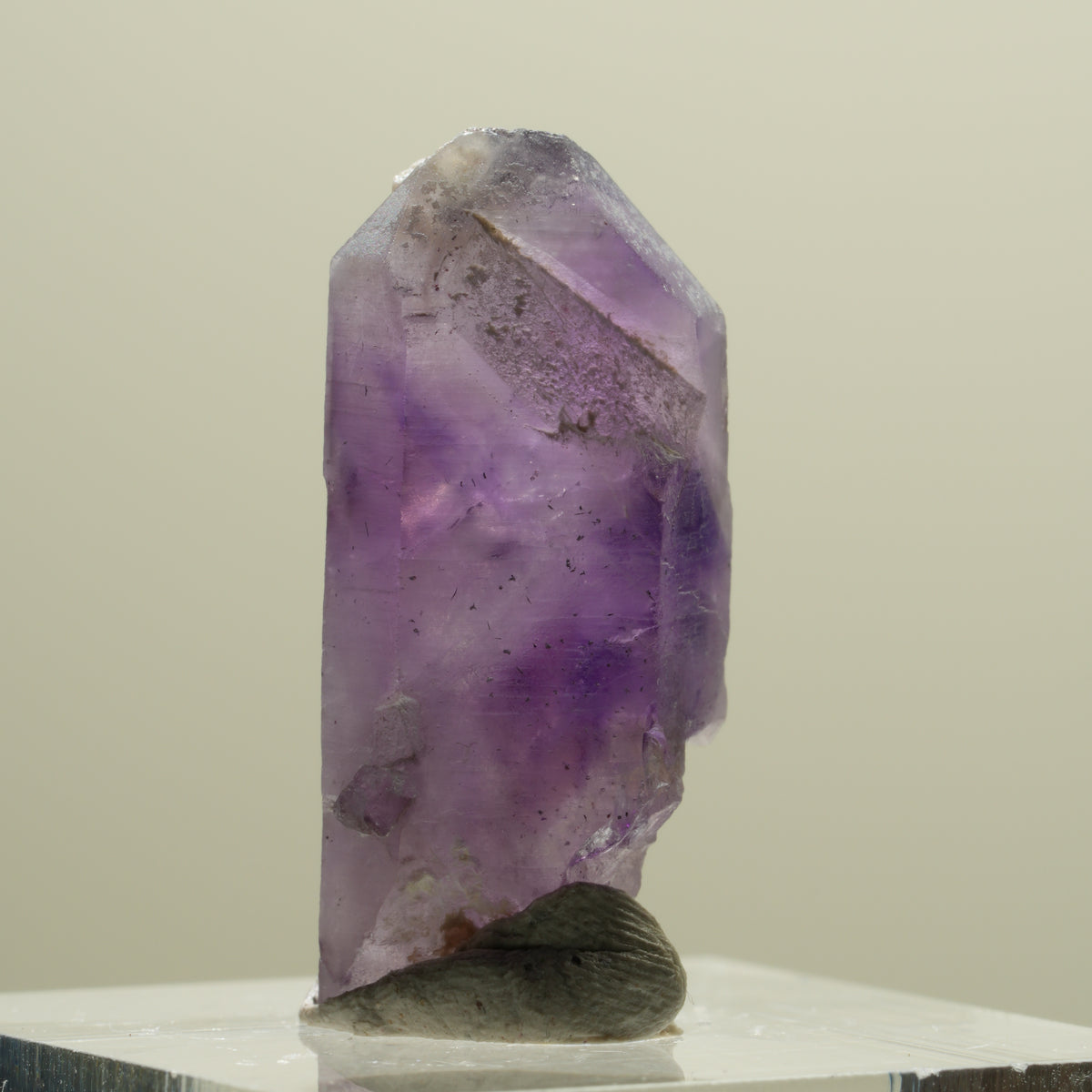 Seltene Skelett Phantom Amethyst Spitze Brandberg, Namibia 26*12*10mm #14272