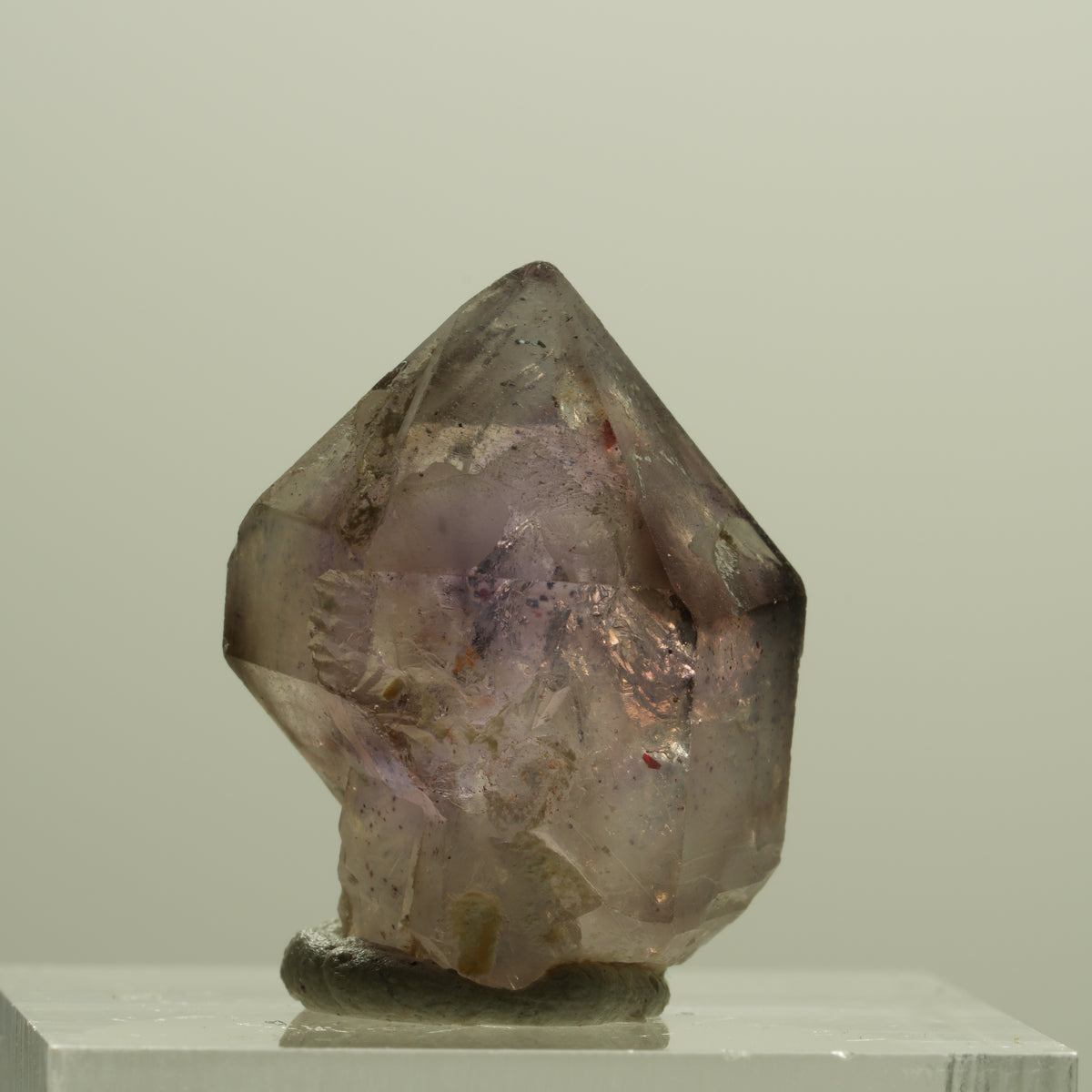 Seltene Phantom Amethyst Skelett Zepter Spitze Brandberg, Namibia 22*17*13mm #14273