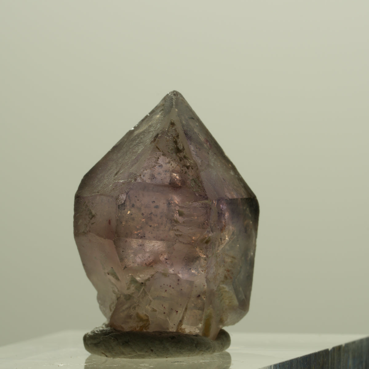 Seltene Phantom Amethyst Skelett Zepter Spitze Brandberg, Namibia 22*17*13mm #14273
