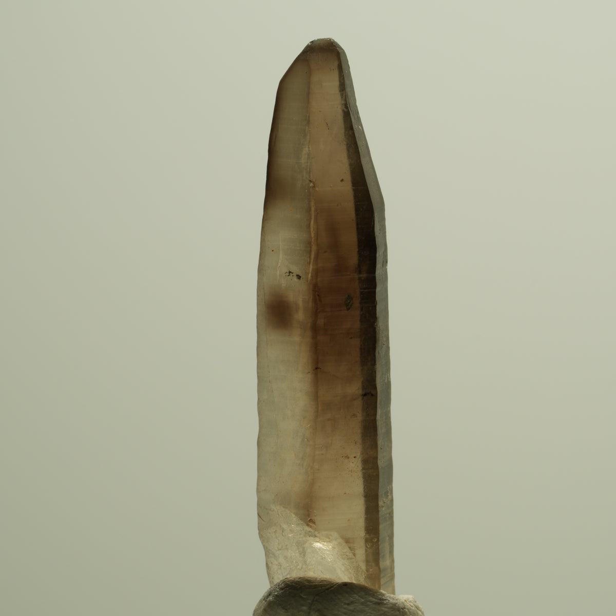 Seltene Phantom Skelett Rauchquarz Spitze Erongo, Namibia 39*08*06mm #14274
