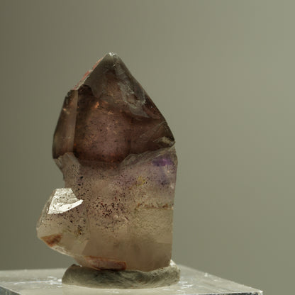 Seltene Phantom Amethyst Skelett Zepter Spitze Brandberg, Namibia 29*19*14mm #14276