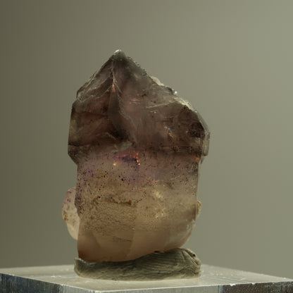 Seltene Phantom Amethyst Skelett Zepter Spitze Brandberg, Namibia 29*19*14mm #14276
