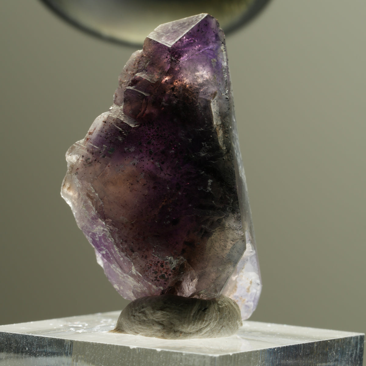 Seltene Skelett Phantom Amethyst Spitze Brandberg, Namibia 33*19*18mm #14277