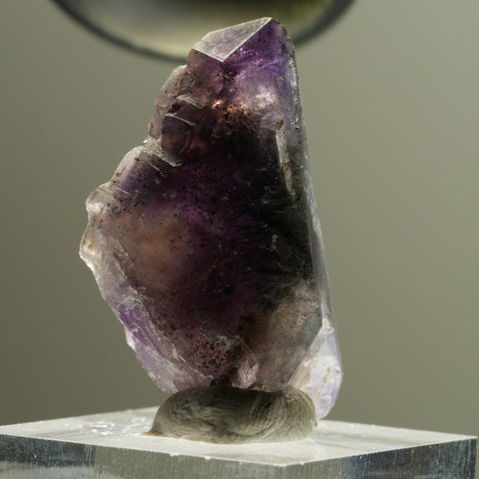 Seltene Skelett Phantom Amethyst Spitze Brandberg, Namibia 33*19*18mm #14277