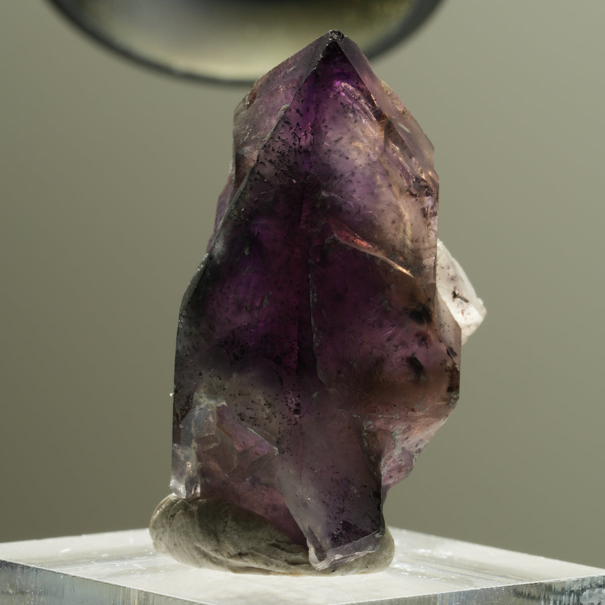 Seltene Skelett Phantom Amethyst Spitze Brandberg, Namibia 33*19*18mm #14277