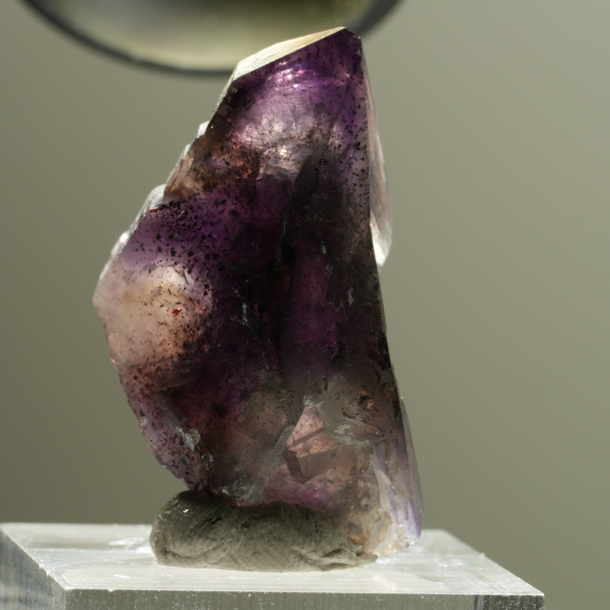 Seltene Skelett Phantom Amethyst Spitze Brandberg, Namibia 33*19*18mm #14277