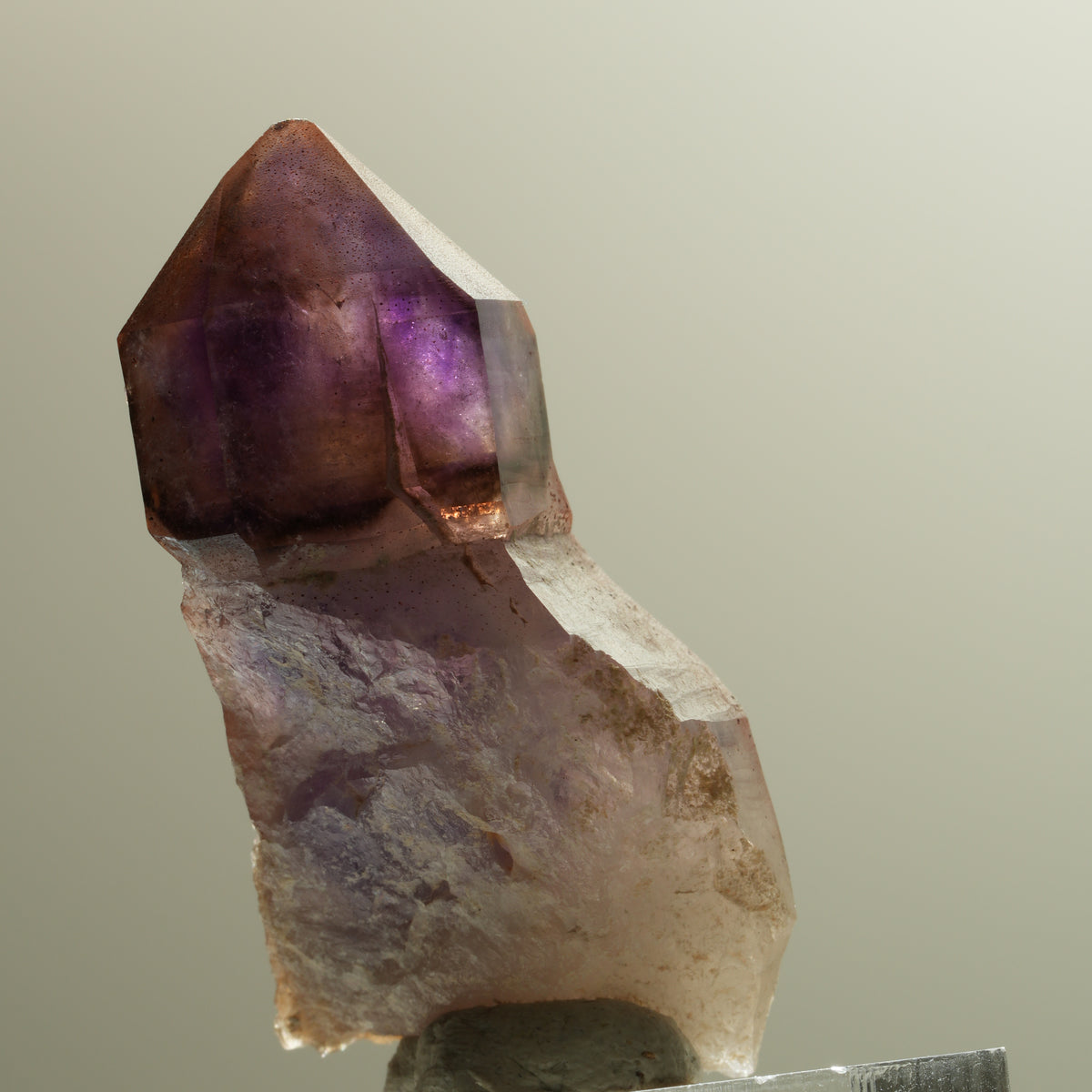 Seltene Phantom Amethyst Skelett Zepter Spitze Brandberg, Namibia 41*22*15mm #14279