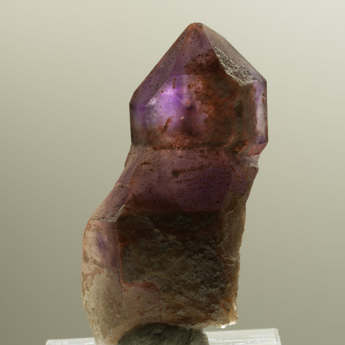 Seltene Phantom Amethyst Skelett Zepter Spitze Brandberg, Namibia 41*22*15mm #14279