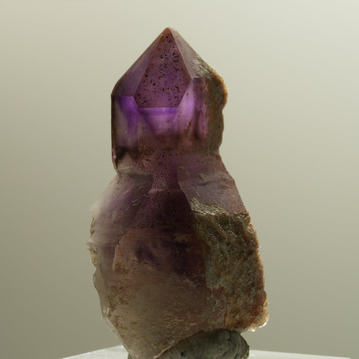 Seltene Phantom Amethyst Skelett Zepter Spitze Brandberg, Namibia 41*22*15mm #14279