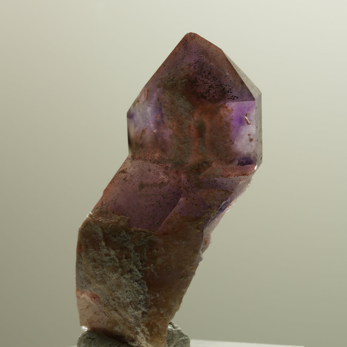 Seltene Phantom Amethyst Skelett Zepter Spitze Brandberg, Namibia 41*22*15mm #14279