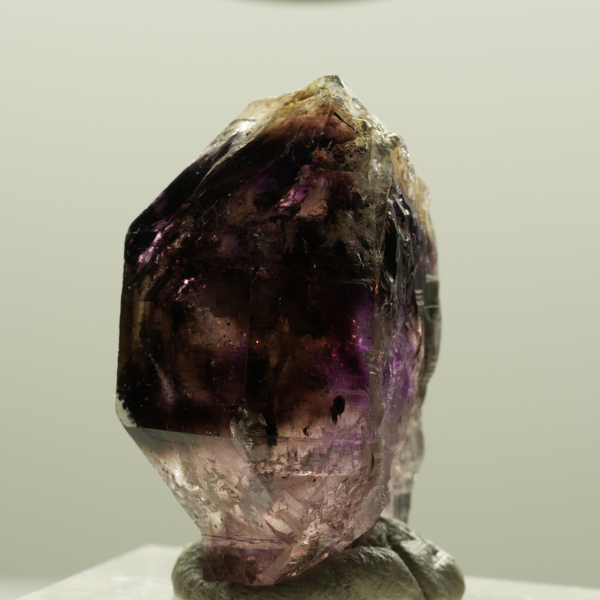 Enhydro Skelett Phantom Amethyst Zepter Spitze, 1x Blase Brandberg, Namibia 30*21*15mm #14282