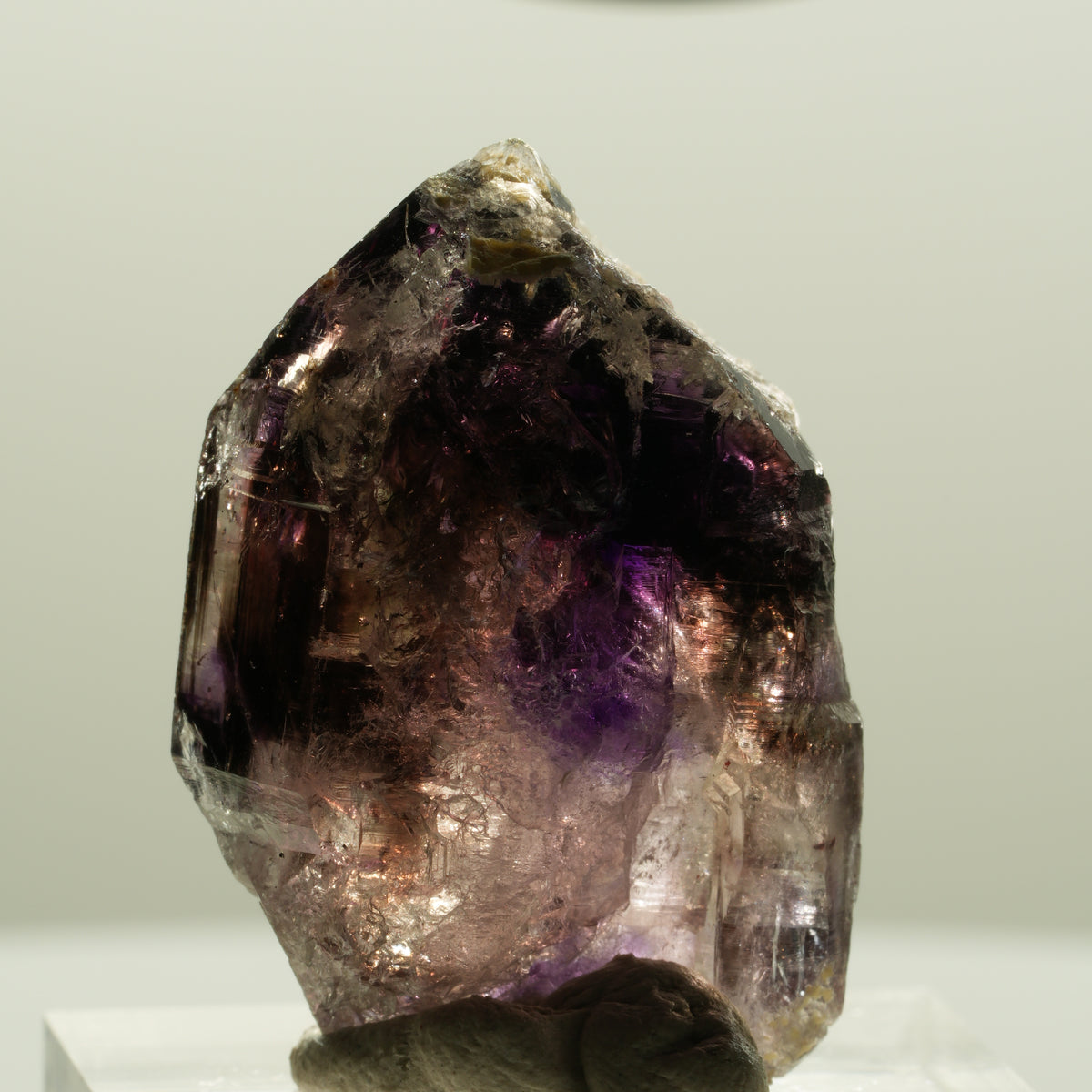 Enhydro Skelett Phantom Amethyst Zepter Spitze, 1x Blase Brandberg, Namibia 30*21*15mm #14282