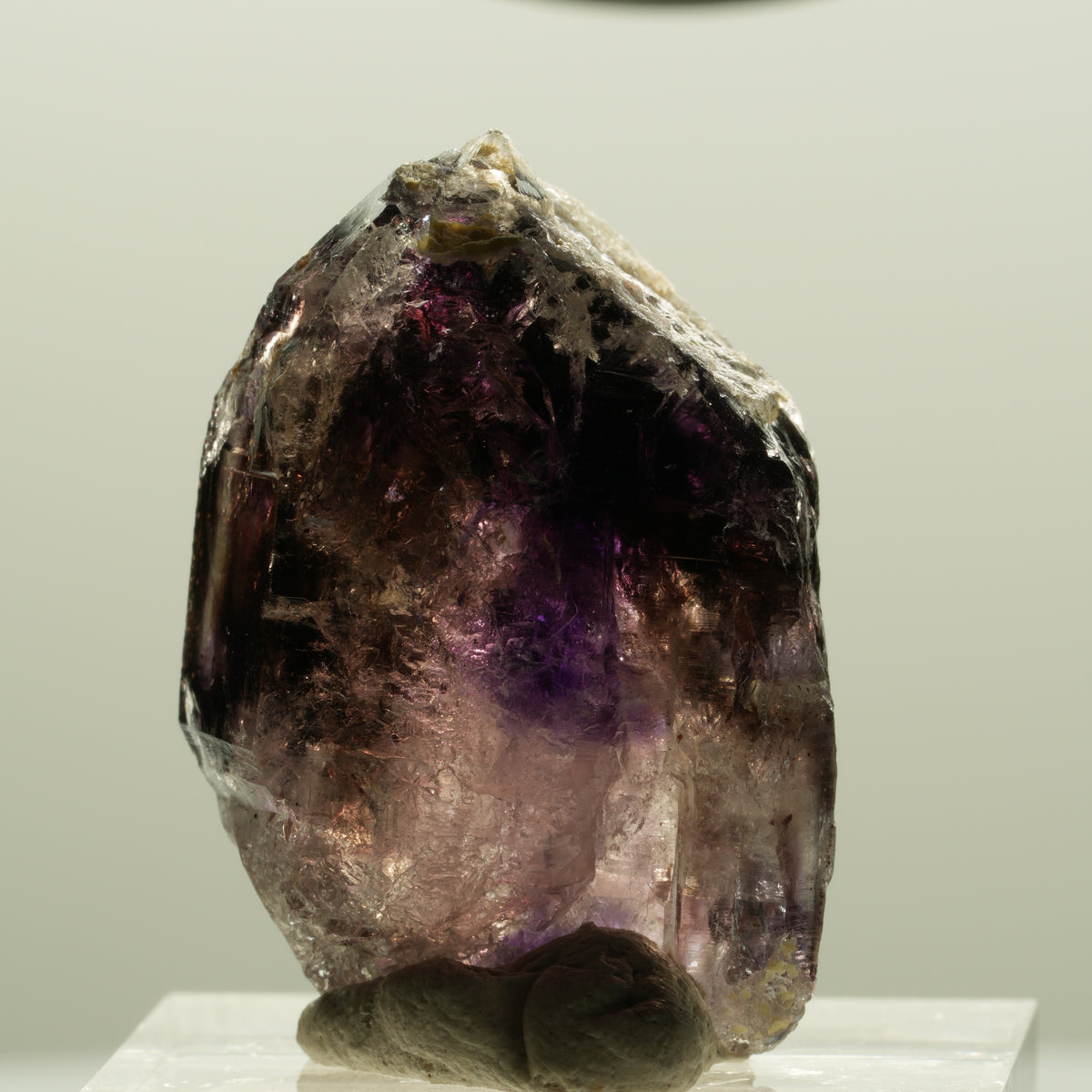 Enhydro Skelett Phantom Amethyst Zepter Spitze, 1x Blase Brandberg, Namibia 30*21*15mm #14282