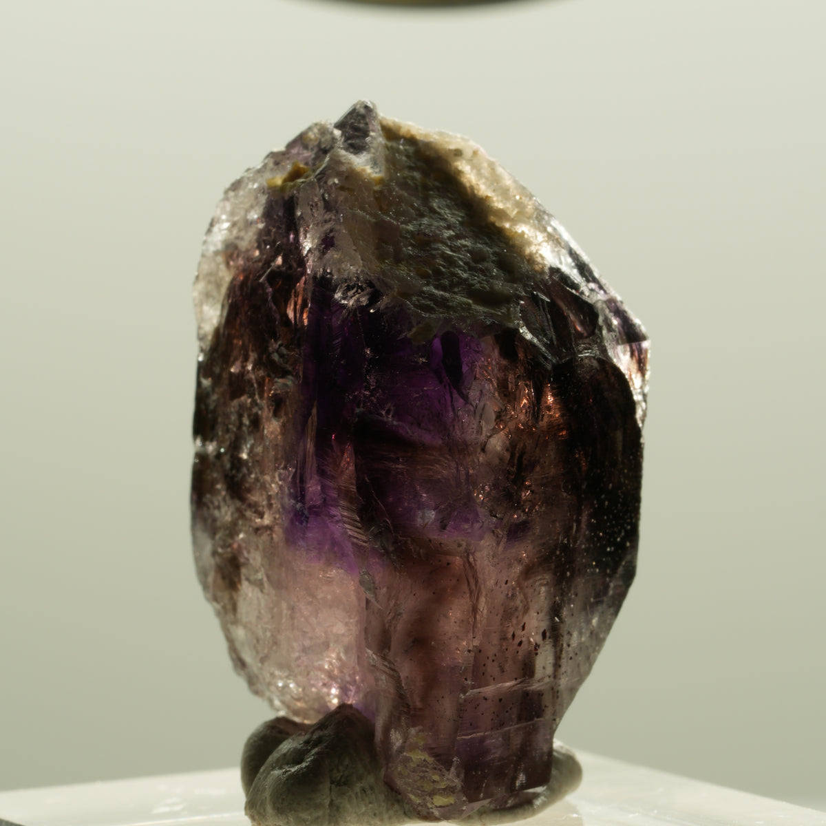 Enhydro Skelett Phantom Amethyst Zepter Spitze, 1x Blase Brandberg, Namibia 30*21*15mm #14282