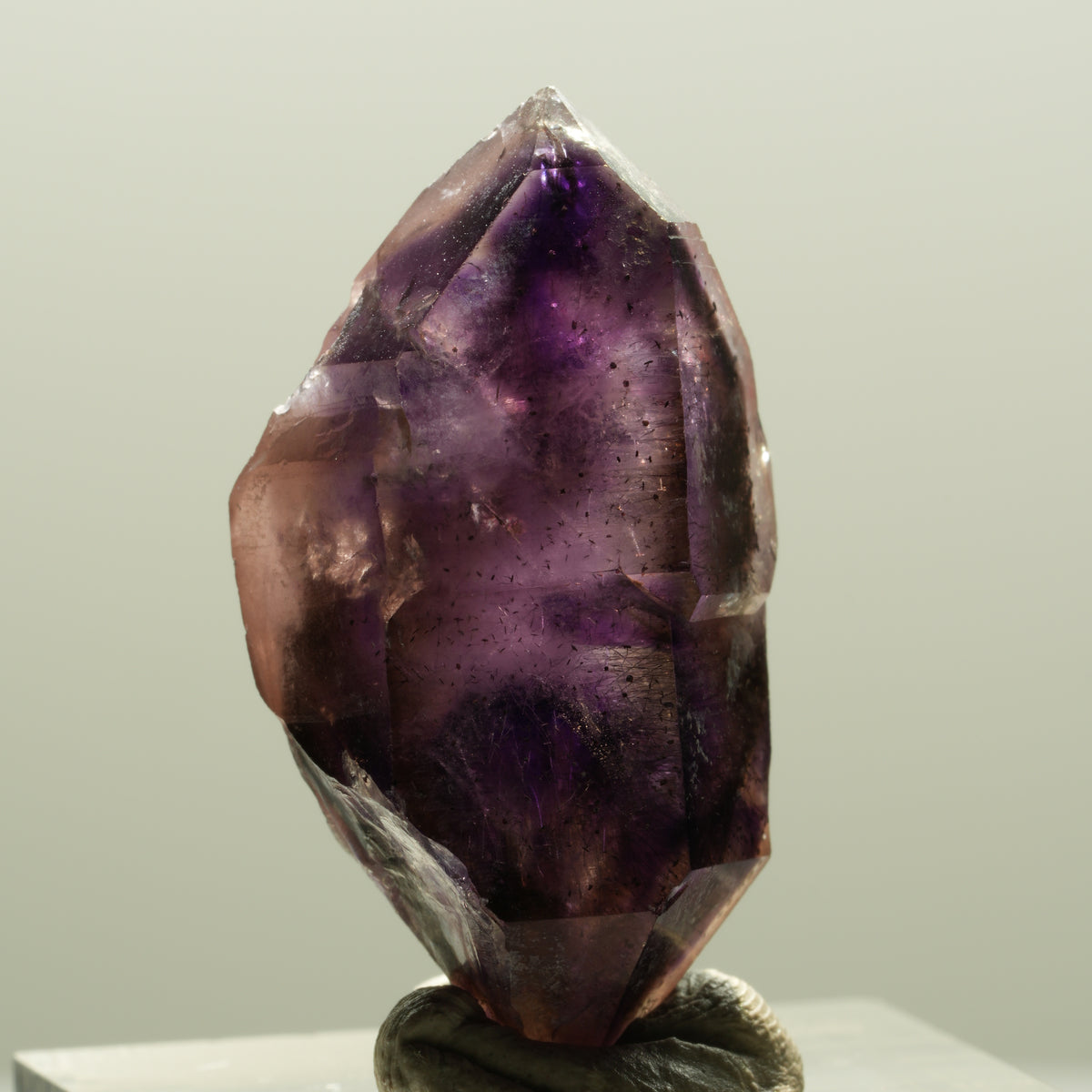 Enhydro Skelett Phantom Amethyst Doppelender, 1x Blase Brandberg, Namibia 32*17*15mm #14283