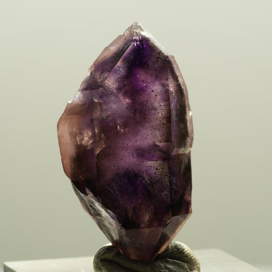Enhydro Skelett Phantom Amethyst Doppelender, 1x Blase Brandberg, Namibia 32*17*15mm #14283